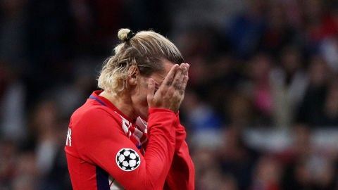 Griezmann, tras el partido de vuelta ante el Qarabag