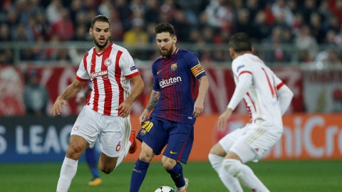 Leo Messi en Atenas