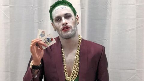 Neymar, disfrazado de 'Joker' en la noche de Halloween