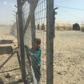 En el campo de refugiados de Jada, a una hora en coche al sur de Mosul