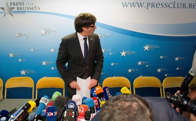 El discurso de Puigdemont de España franquista puede ser ratificado por un juez belga El discurso de Puigdemont de España franquista puede ser ratificado por un juez belga