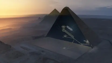 Los rayos cosmicos revelan una camara secreta en la piramide de Keops Los rayos cosmicos revelan una camara secreta en la piramide de Keops