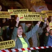 Manifestación por la libertad de Junqueras y los exconsellers encarcelados