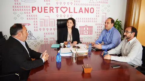 Reunión entre Mayte Fernández y los sindicatos Reunión entre Mayte Fernández y los sindicatos
