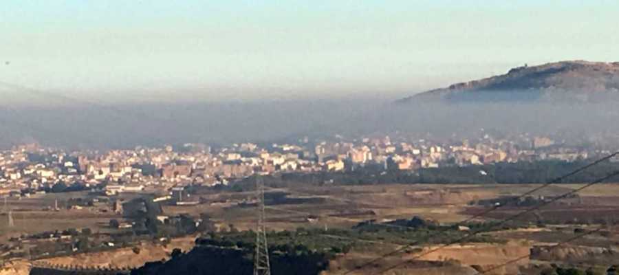 Nube de contaminación en Puertollano Nube de contaminación en Puertollano