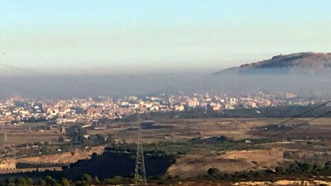 Nube de contaminaci&oacute;n en Puertollano