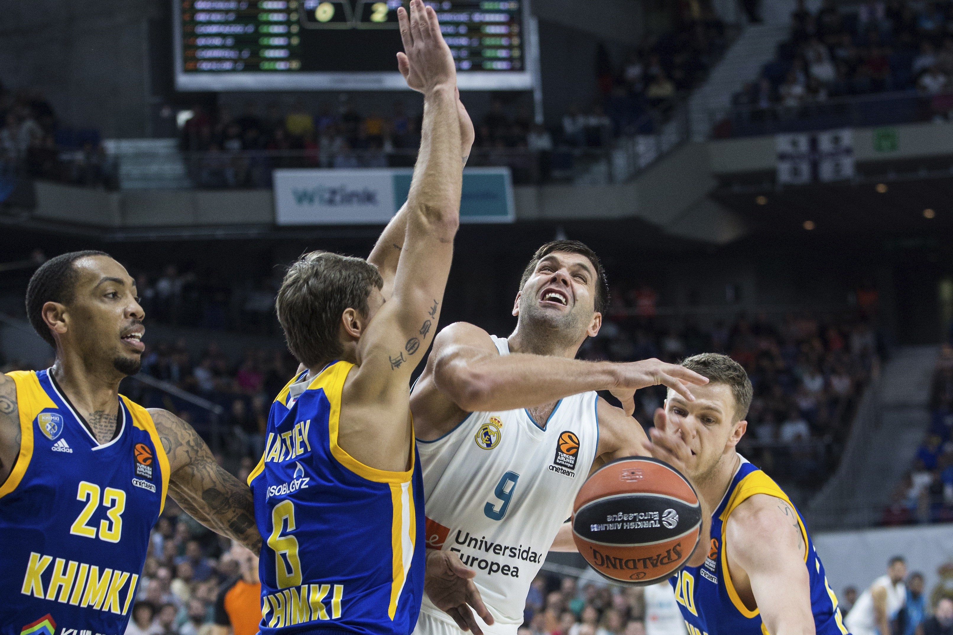 El Khimki provoca el primer tropiezo del Real Madrid en Euroliga El Khimki provoca el primer tropiezo del Real Madrid en Euroliga