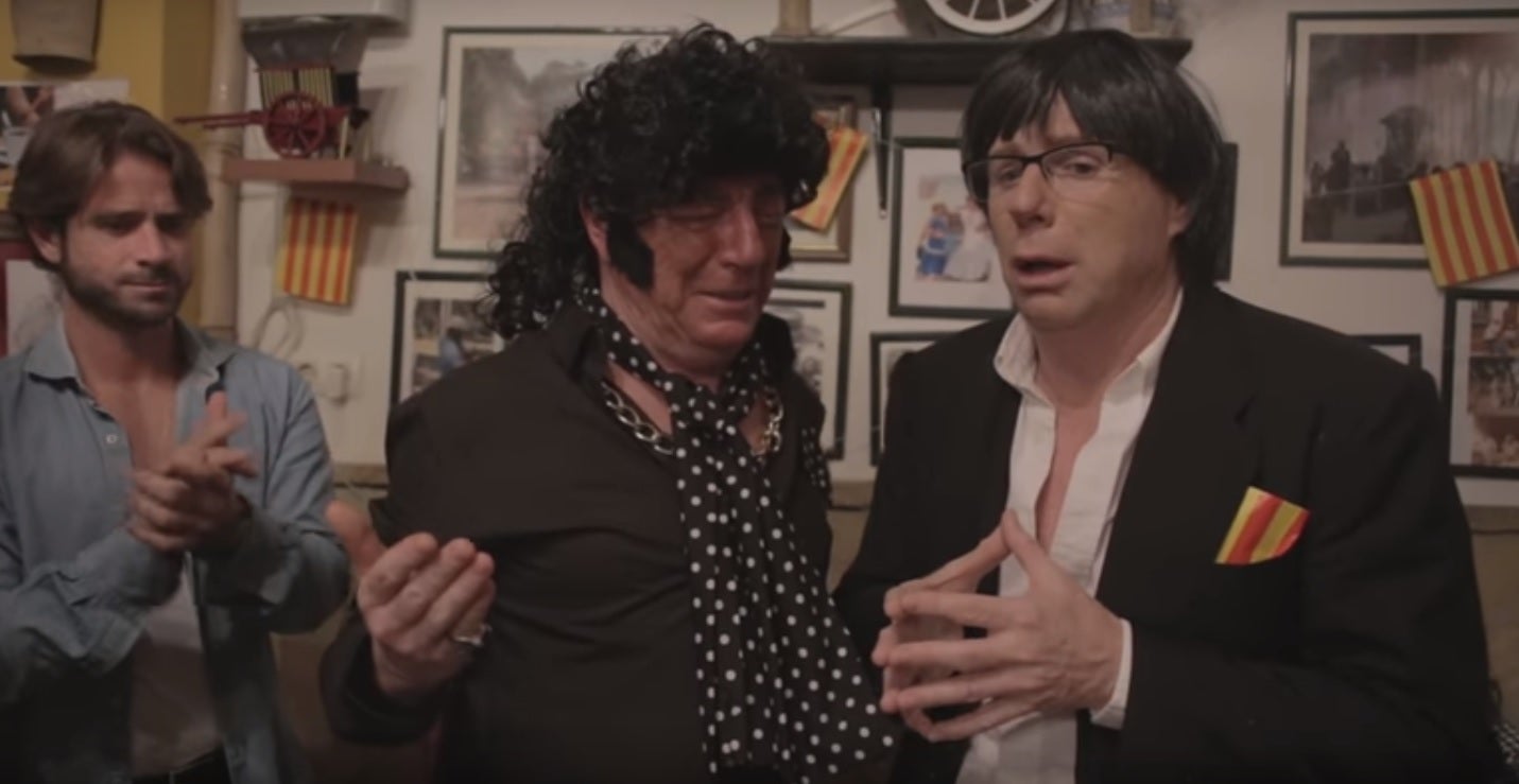 La parodia de 'Los Morancos' sobre la reunión entre Puigdemont y los líderes flamencos La parodia de 'Los Morancos' sobre la reunión entre Puigdemont y los líderes flamencos