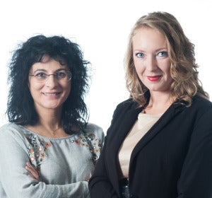Elka dimitrova y Chelo Bustos Elka dimitrova y Chelo Bustos