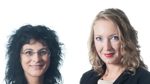 Elka dimitrova y Chelo Bustos Elka dimitrova y Chelo Bustos