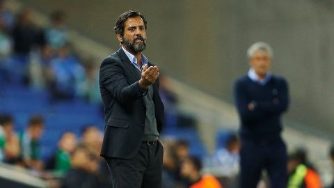 El entrenador del Espanyol, Quique S&aacute;nchez Flores
