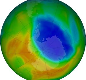 Imagen del agujero de la capa de ozono Imagen del agujero de la capa de ozono
