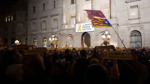 Concentraci&oacute;n en Plaza Sant Jaume