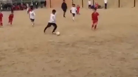 Cristiano Ronaldo presume en Instagram de este golazo de su hijo Cristiano Ronaldo presume en Instagram de este golazo de su hijo