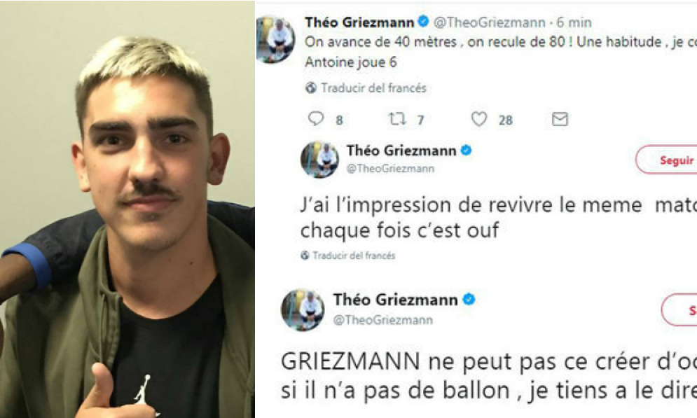 El hermano de Griezmann explota en Twitter contra el Atlético y el juego de Simeone El hermano de Griezmann explota en Twitter contra el Atlético y el juego de Simeone