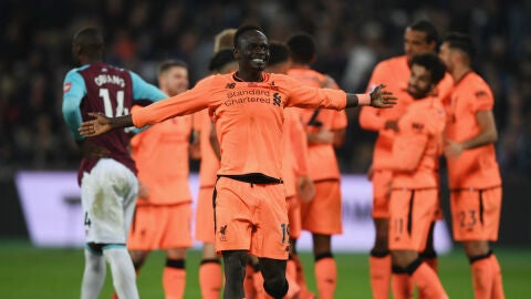 Sadio Man&eacute;, con el Liverpool