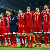 El Bayern celebra la victoria sobre el Dortmund