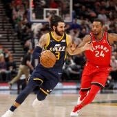Ricky Rubio, ante los Raptors