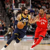 Ricky Rubio, ante los Raptors Ricky Rubio, ante los Raptors