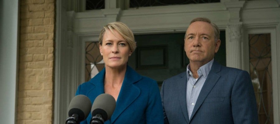 Claire y Frank Underwood en 'House of Cards' Claire y Frank Underwood en 'House of Cards'