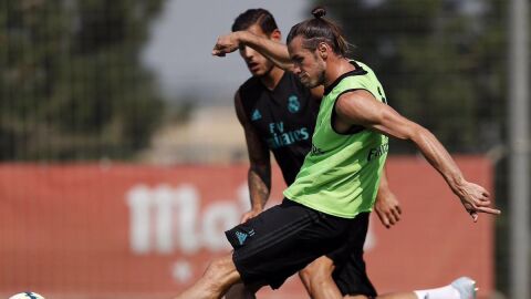 Bale, en un entrenamiento