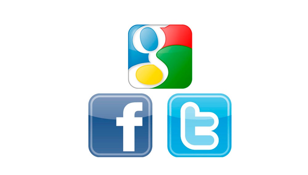 Google, Facebook y Twitter