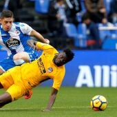 Thomas Partey contra el Deportivo de la Coruña