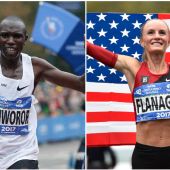El keniano Kamworor y la estadounidense Flanagan ganan el maratón de Nueva York