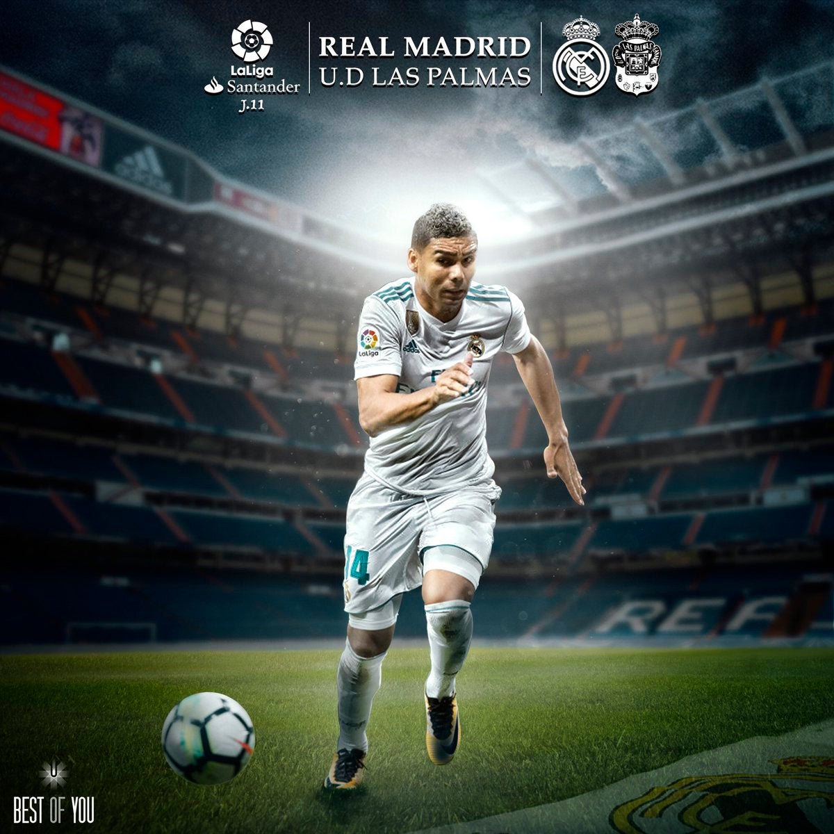El motivador mensaje de Casemiro antes del partido ante la UD Las Palmas El motivador mensaje de Casemiro antes del partido ante la UD Las Palmas
