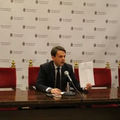 Juan Antonio Fuentes (PP) comparece en rueda de prensa Juan Antonio Fuentes (PP) comparece en rueda de prensa
