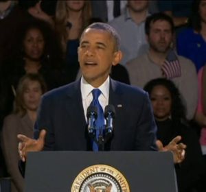 Obama inauguraba su segundo mandato un 6 de noviembre de 2012 sin renunciar a su "Yes, we can" Obama inauguraba su segundo mandato un 6 de noviembre de 2012 sin renunciar a su "Yes, we can"