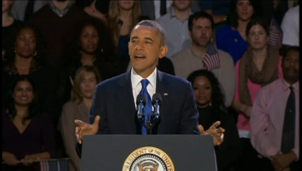 Obama inauguraba su segundo mandato un 6 de noviembre de 2012 sin renunciar a su "Yes, we can"