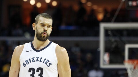 Marc Gasol, con los Memphis Grizzlies