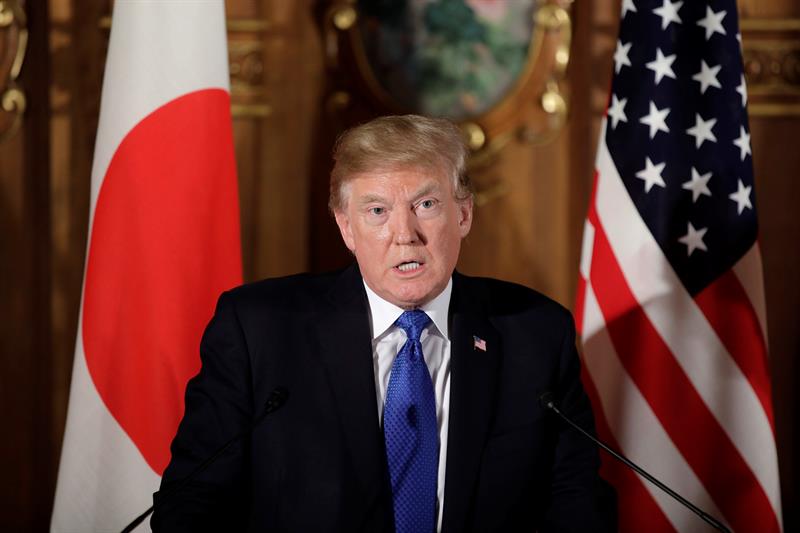 Trump dice que Japón podrá derribar misiles norcoreanos con armas de EEUU Trump dice que Japón podrá derribar misiles norcoreanos con armas de EEUU