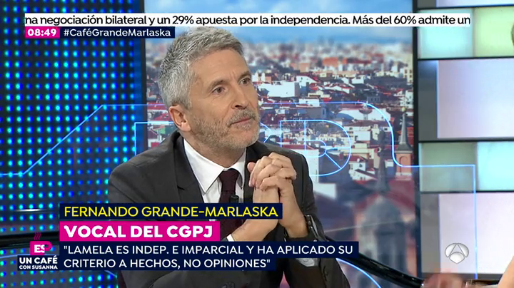 El juez Grande-Marlaska: "La autoridad judicial belga entiende que no va a haber fuga durante la tramitación" El juez Grande-Marlaska: "La autoridad judicial belga entiende que no va a haber fuga durante la tramitación"