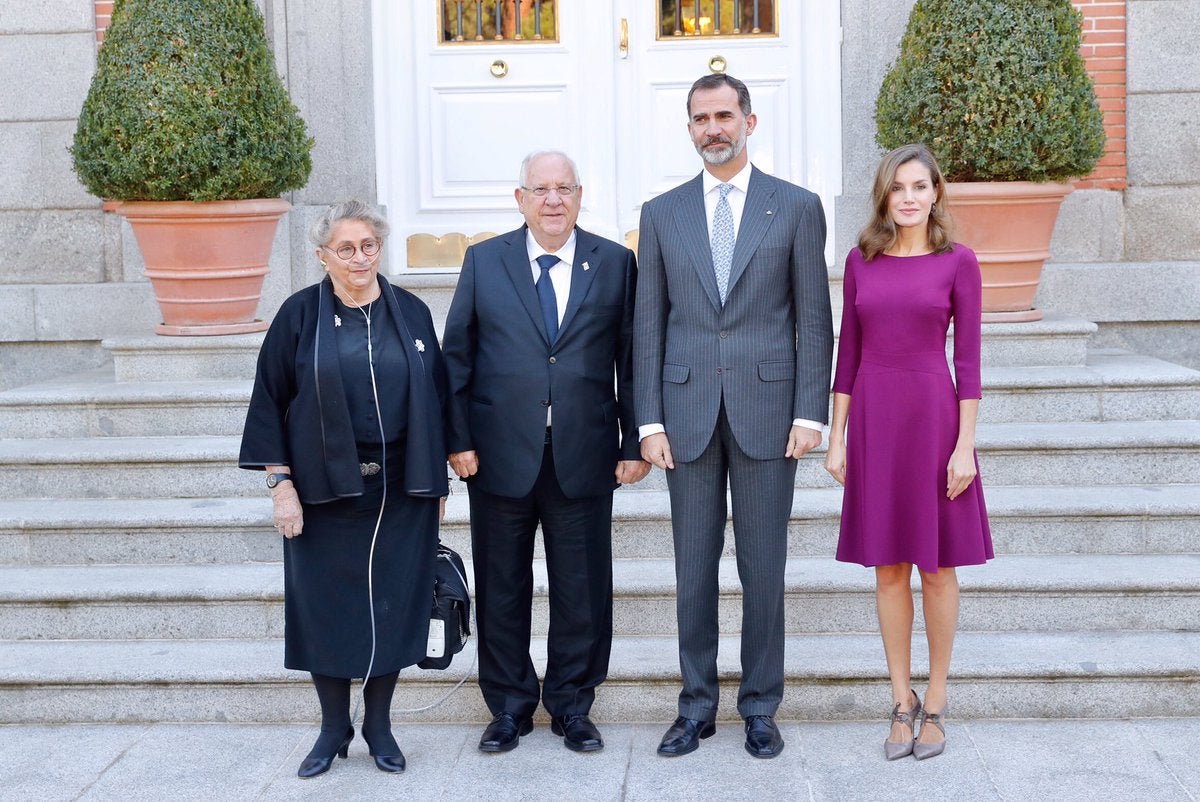 Los Reyes reciben a Rivlin, primera visita de un mandatario israelí en 25 años Los Reyes reciben a Rivlin, primera visita de un mandatario israelí en 25 años