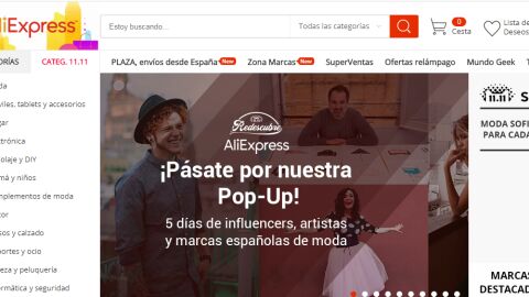 AliExpress desaf&iacute;a a Amazon y estrena su primer espacio 'pop up' en Madrid, en pleno Malasa&ntilde;a