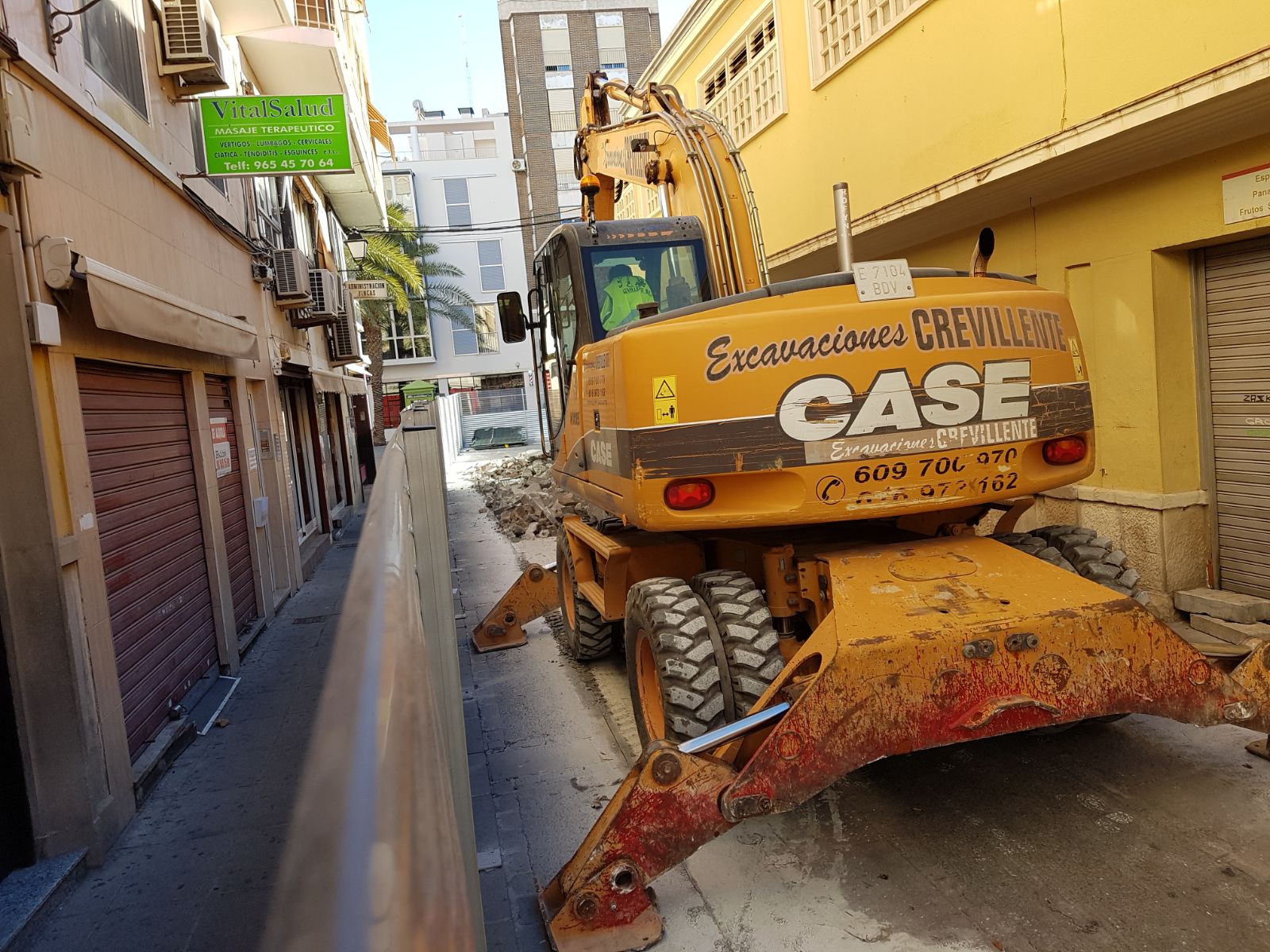 Las máquinas comienzan a perforar los alrededores del Mercado Central de Elche Las máquinas comienzan a perforar los alrededores del Mercado Central de Elche