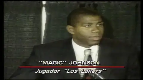 Magic Johnson anunciaba al mundo su enfermedad como portador del VIH hace 26 años Magic Johnson anunciaba al mundo su enfermedad como portador del VIH hace 26 años