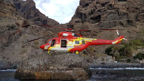 Helic&oacute;ptero de rescate 112 Canarias