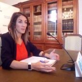 Raquel Fernández, portavoz del PP en el Ayuntamiento de Segovia