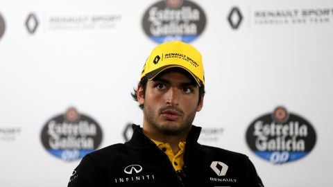 Carlos Sainz, en un acto publicitario