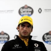 Carlos Sainz, en un acto publicitario