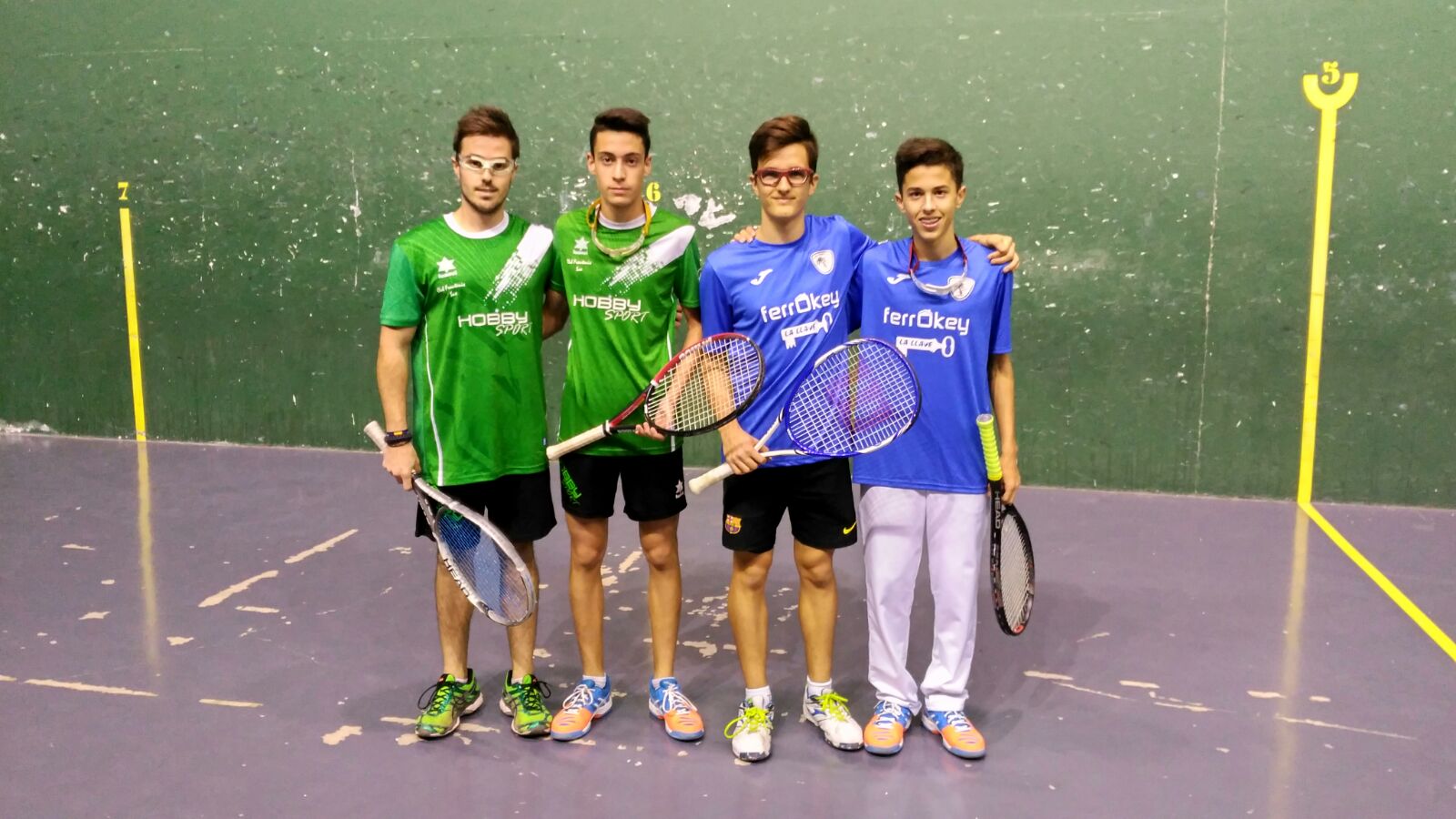 El Club Frontenis Elche vuelve a protagonizar otra buena jornada El Club Frontenis Elche vuelve a protagonizar otra buena jornada
