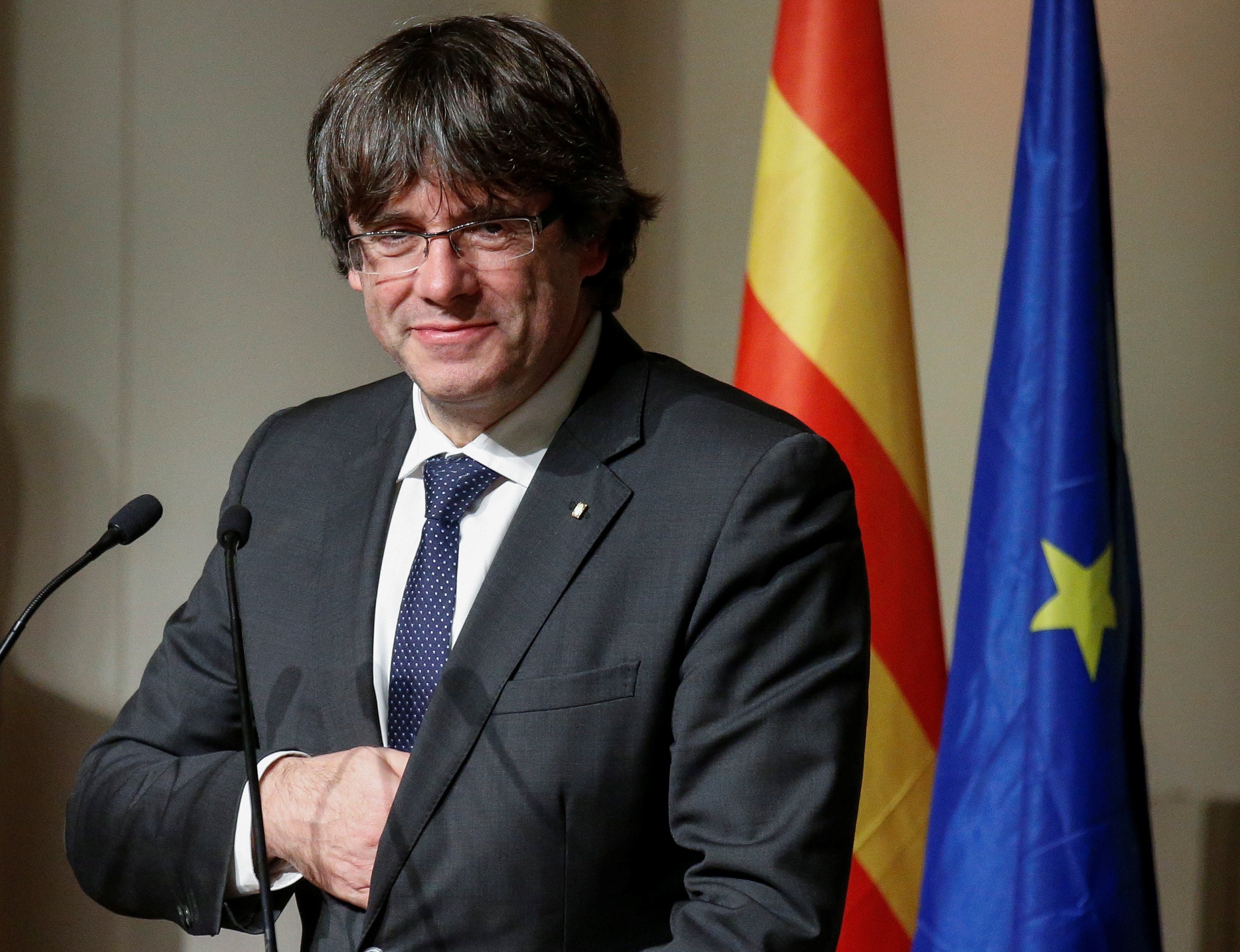 Puigdemont, sobre la Agencia Europea del Medicamento: "Con violencia y el 155, el Estado ha sentenciado a Barcelona" Puigdemont, sobre la Agencia Europea del Medicamento: "Con violencia y el 155, el Estado ha sentenciado a Barcelona"