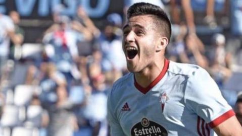 El jugador del Celta, Maxi G&oacute;mez.