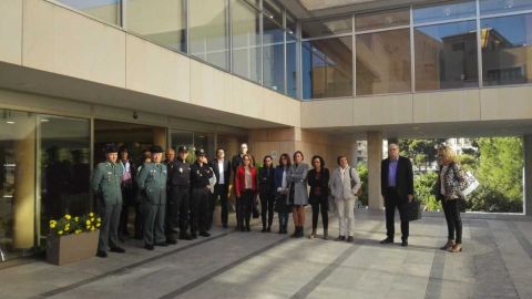 Miembros de la Comisi&oacute;n Interdisciplinar para la Prevenci&oacute;n de la Violencia de G&eacute;nero del Ayuntamiento de Elche 