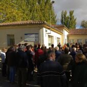 Frómista. Concentración ante Centro de Salud.