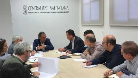 Reuni&oacute;n en la Conselleria de Educaci&oacute;n por el Plan Edificant