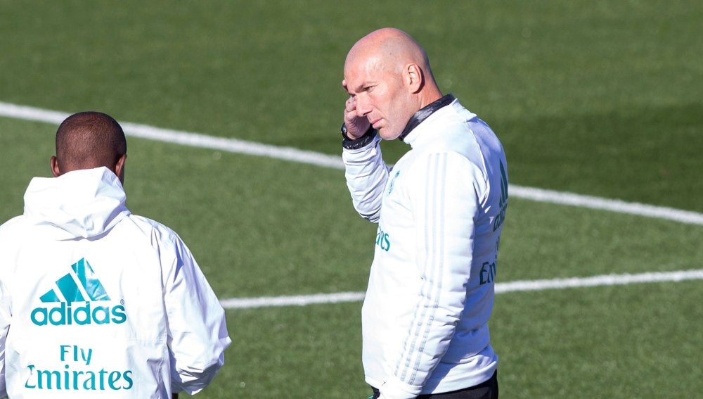 Zinedine Zidane, en Valdebebas